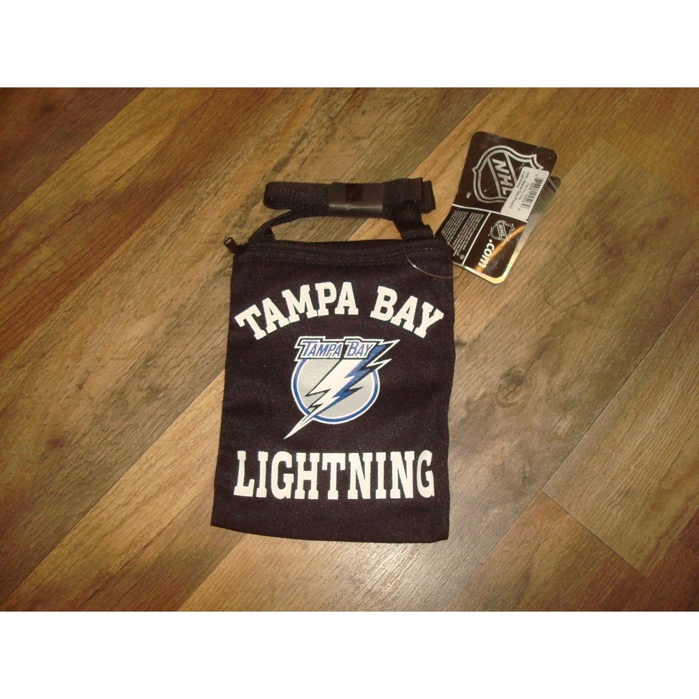 TAMPA BAY LIGHTNING 6X8  BAG PURSE‎ POUCH  DEADSTOCK  VINTAGE TT3